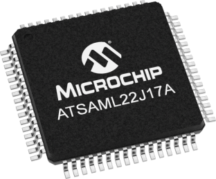 ATSAML22J17A-AUT, 64 TQFP 10x10x1mm T/R