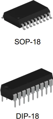 ULN2803A, SOP-18 / DIP-18